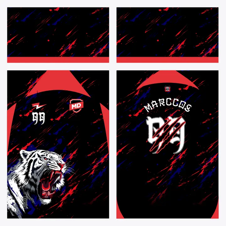 Arte Camisa Interclasse Tigre