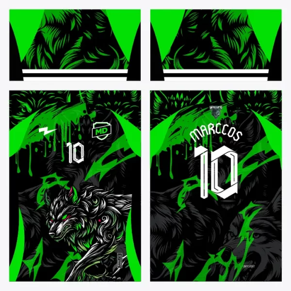 Arte Camisa Interclasse Lobo