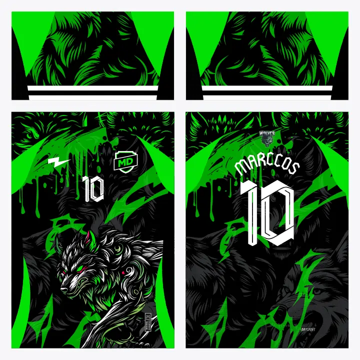 Arte Camisa Interclasse Lobo