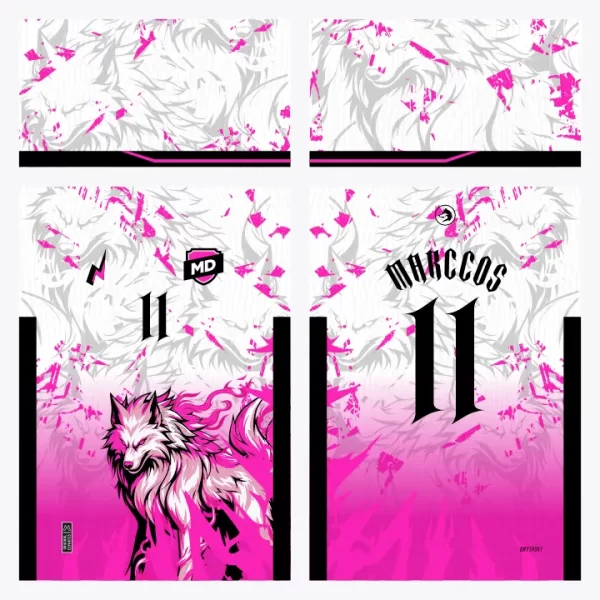 Arte Camisa Interclasse Lobo