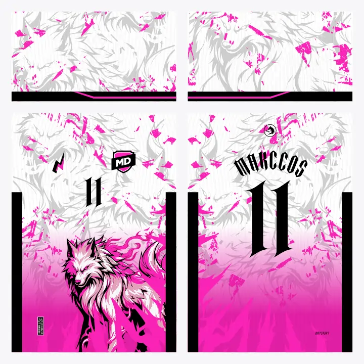 Arte Camisa Interclasse Lobo