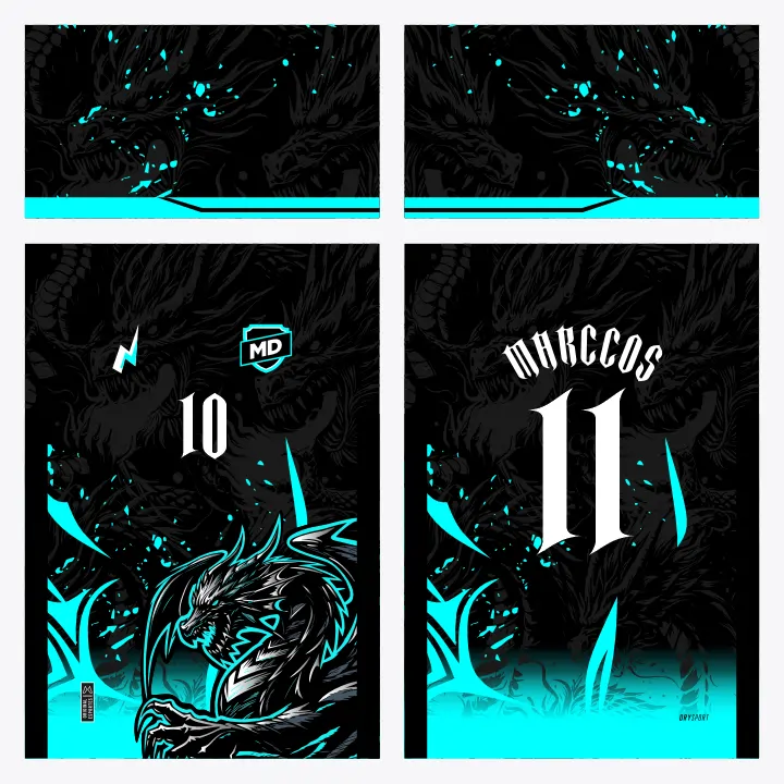Arte Camisa Interclasse Dragão