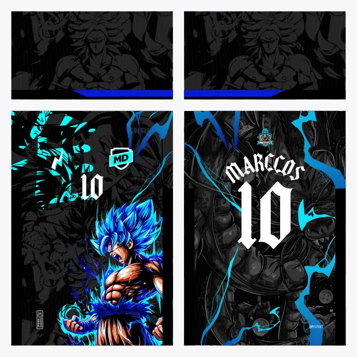 Arte Camisa Interclasse Goku
