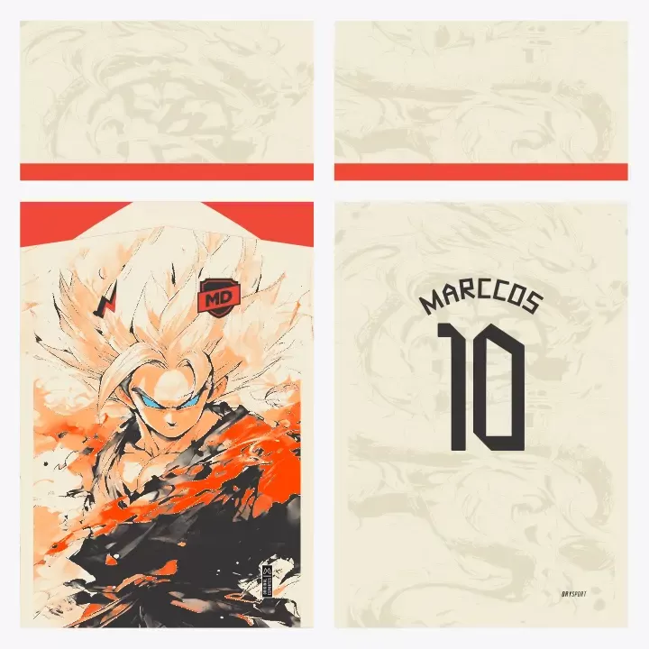 Arte Camisa Interclasse Goku
