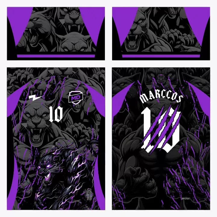 Arte Camisa Interclasse Pantera