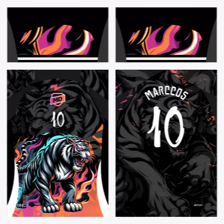 Arte Camisa Interclasse Tigre