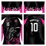 Arte Camisa Interclasse Elefante