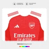 Arte Vetor Camisa Arsenal Titular 2025.2026 Arte Vetor Camisa Arsenal Titular 2025.2026
