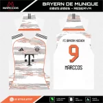Arte Vetor Camisa Bayern de Munique Reserva 2025.2026