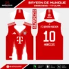 Arte Vetor Camisa Bayern de Munique Titular 2025.2026
