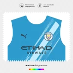 Arte Vetor Camisa Manchester City Titular 2025.2026