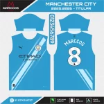 Arte Vetor Camisa Manchester City Titular 2025.2026
