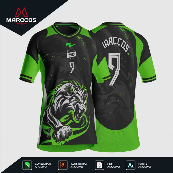 Arte Camisa Interclasse Tigre