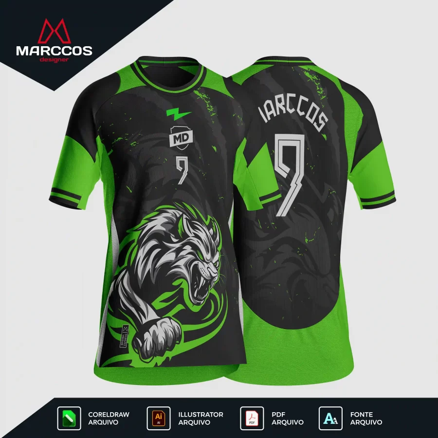 Arte Camisa Interclasse Tigre