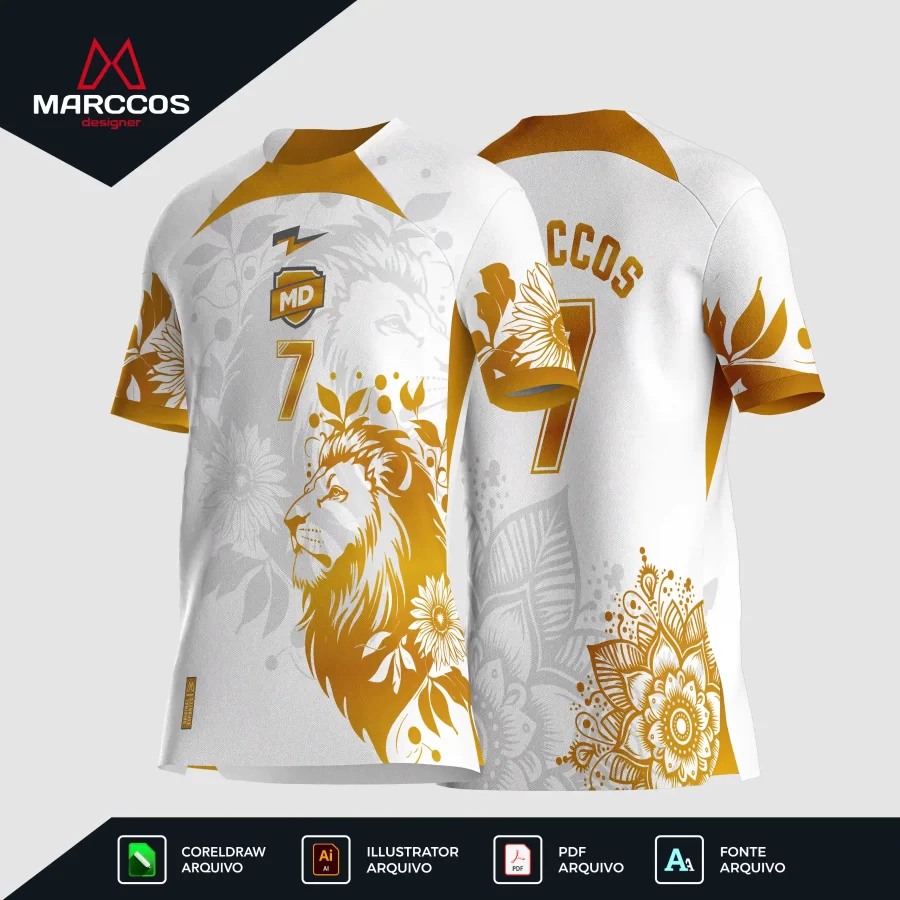 Arte Camisa Interclasse Leão
