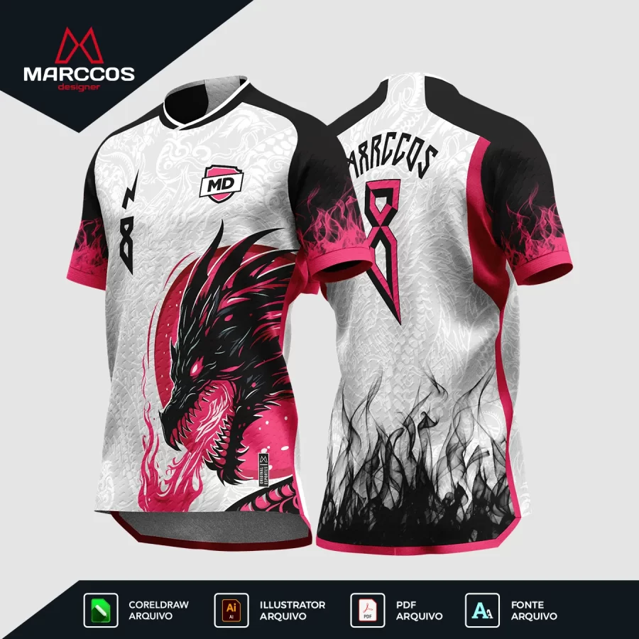 Arte Camisa Interclasse Dragão