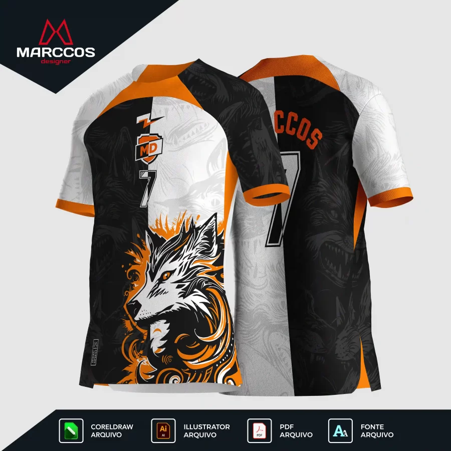 Arte Camisa Interclasse Raposa