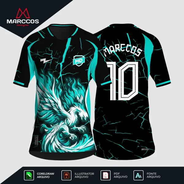 Arte Camisa Interclasse Fênix