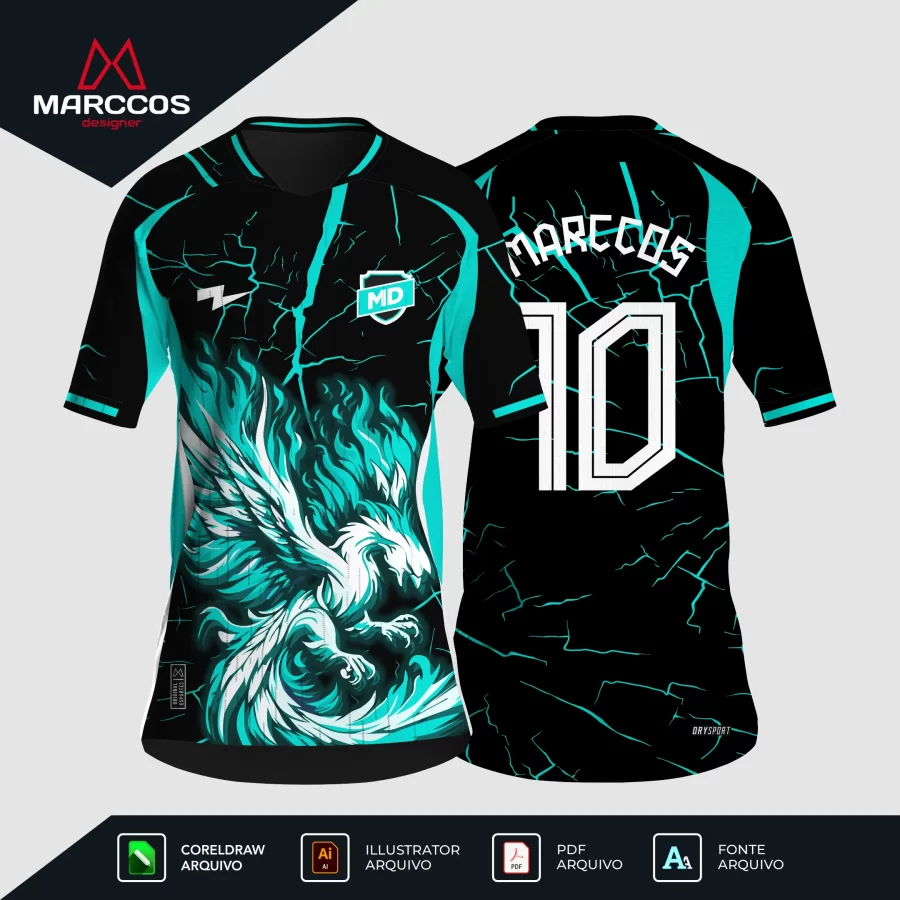Arte Camisa Interclasse Fênix
