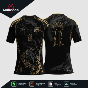 Arte Camisa Interclasse Pantera