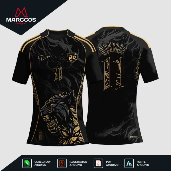 Arte Camisa Interclasse Pantera