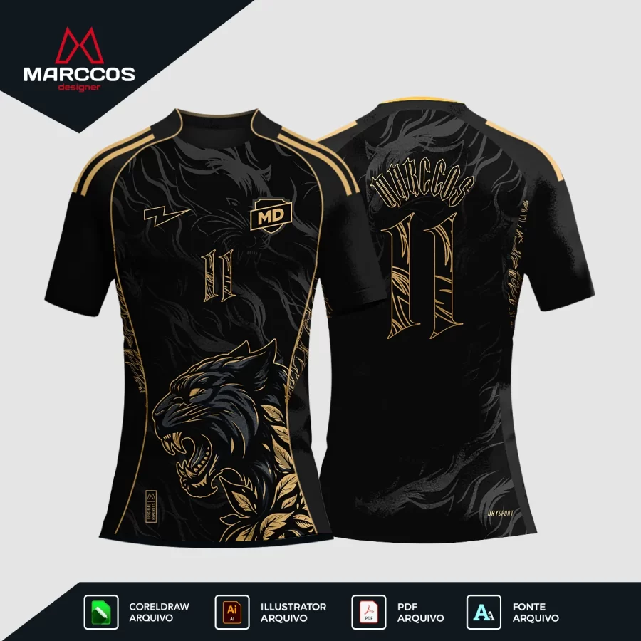 Arte Camisa Interclasse Pantera