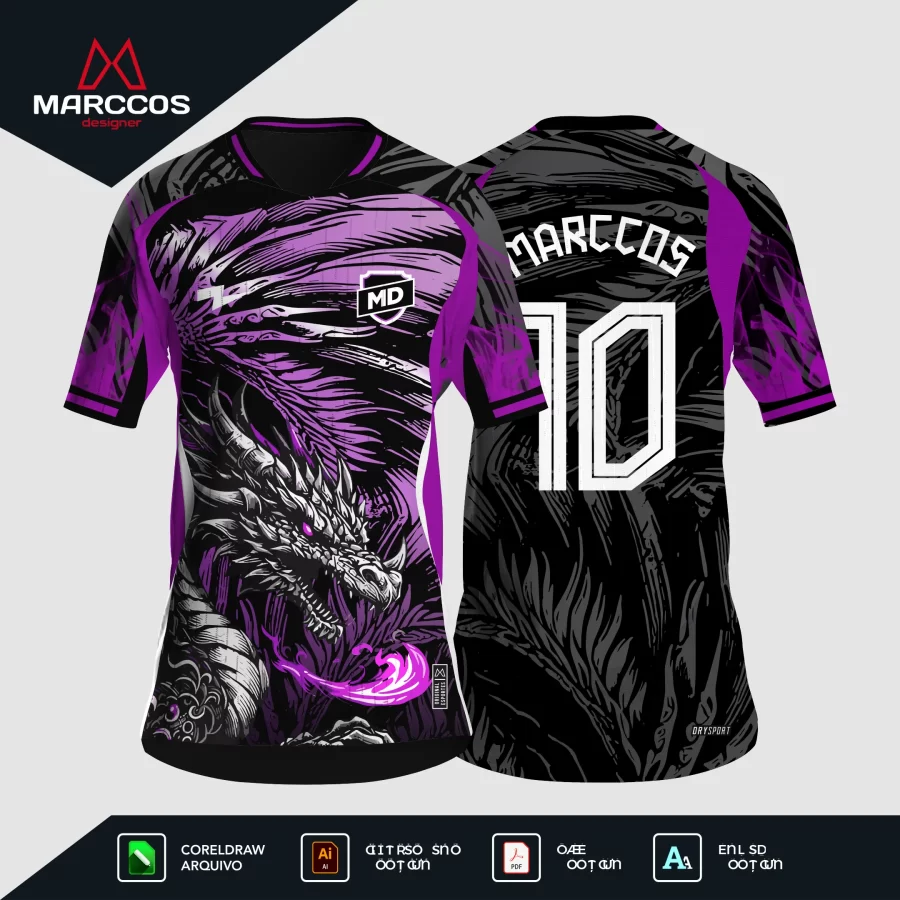Arte Camisa Interclasse Dragão