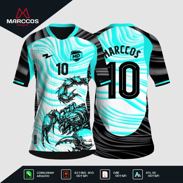 Arte Camisa Interclasse Escorpião