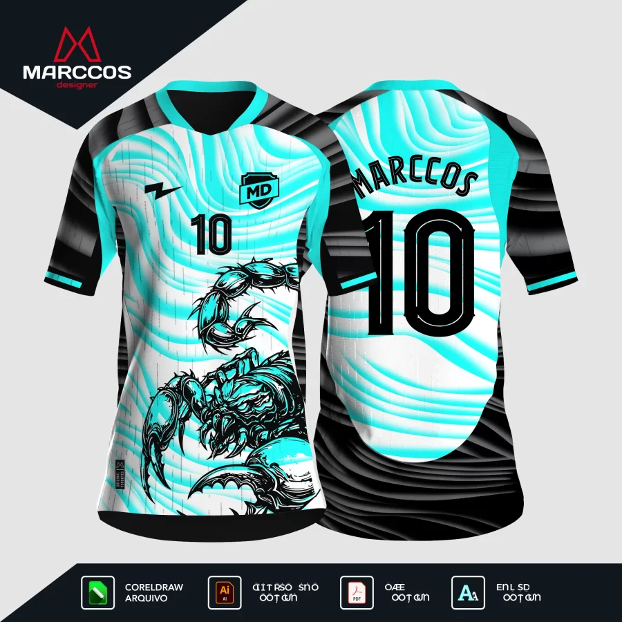 Arte Camisa Interclasse Escorpião