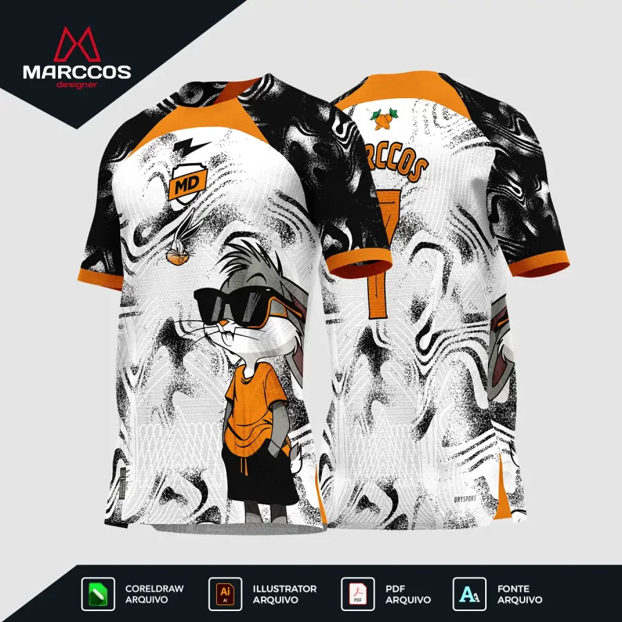 Arte Camisa Interclasse Pernalonga