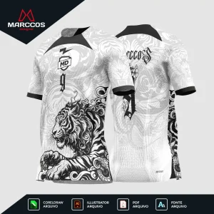 Arte Camisa Interclasse Tigre