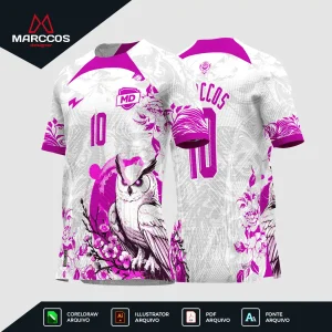 Arte Camisa Interclasse Coruja