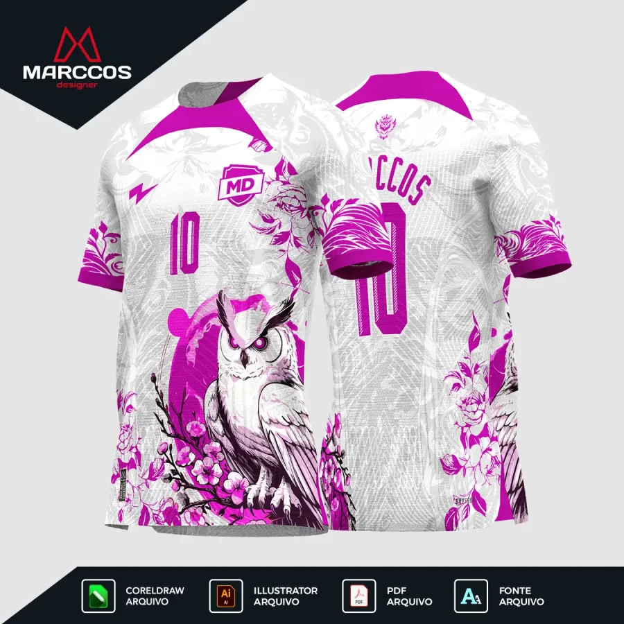 Arte Camisa Interclasse Coruja