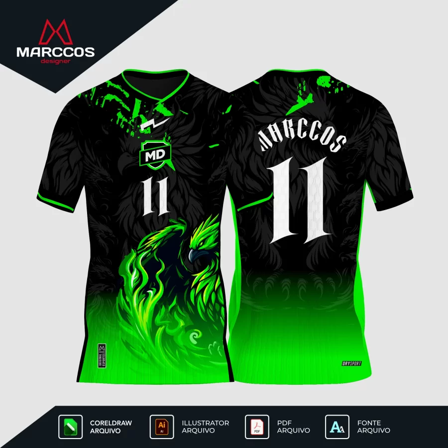 Arte Camisa Interclasse Fênix