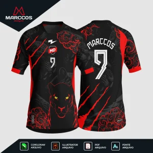 Arte Camisa Interclasse Pantera