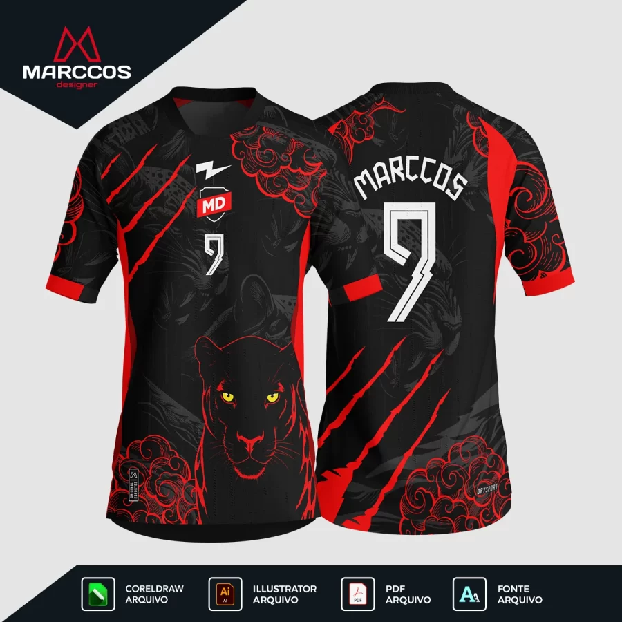 Arte Camisa Interclasse Pantera