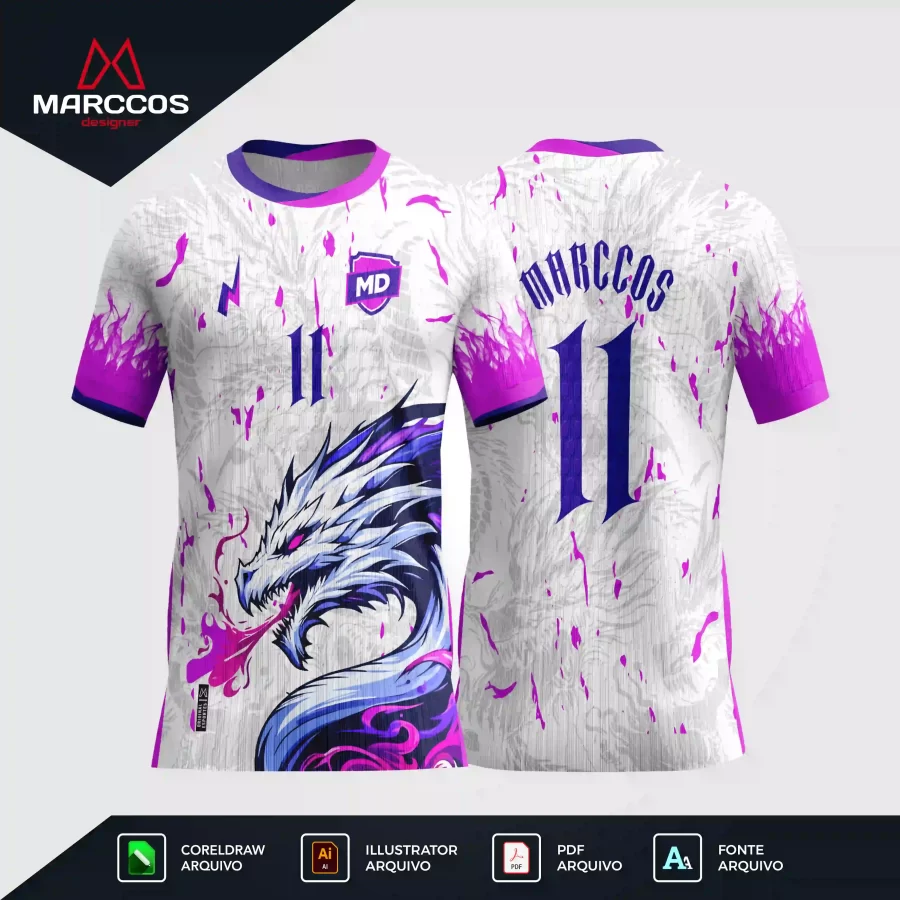 Arte Camisa Interclasse Dragão