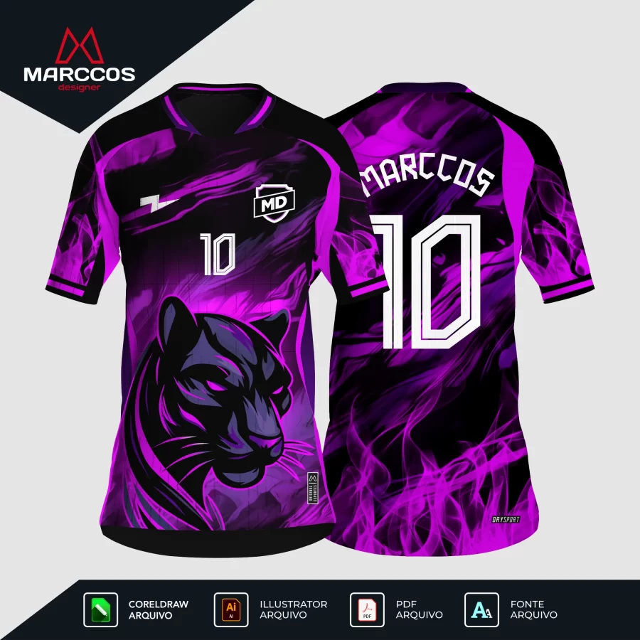 Arte Camisa Interclasse Pantera