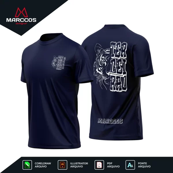 Arte Camisa Terceirão Tigre