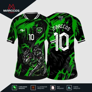 Arte Camisa Interclasse Lobo