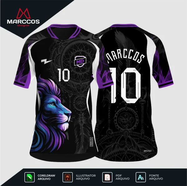Arte Camisa Interclasse Leão