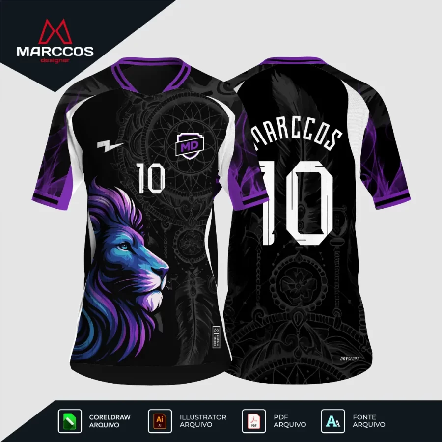 Arte Camisa Interclasse Leão