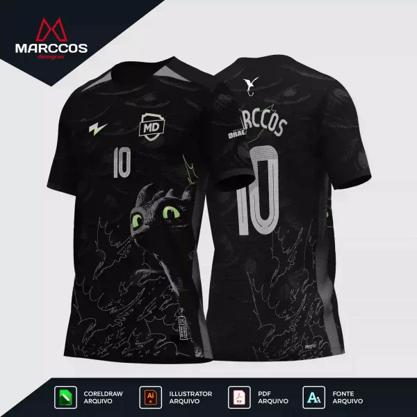 Arte Camisa Interclasse Leão
