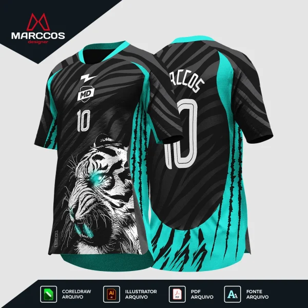Arte Camisa Interclasse Tigre