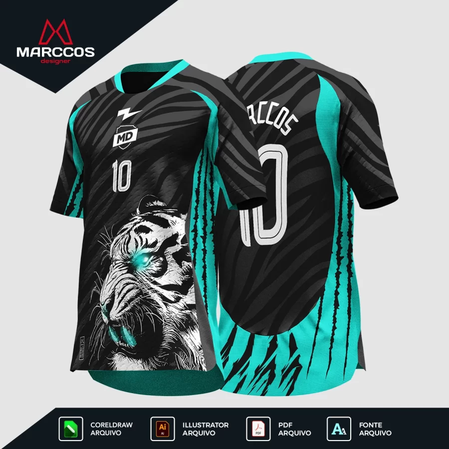 Arte Camisa Interclasse Tigre