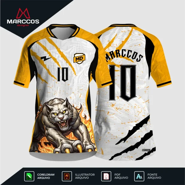 Arte Camisa Interclasse Pantera