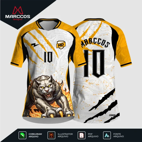 Arte Camisa Interclasse Pantera