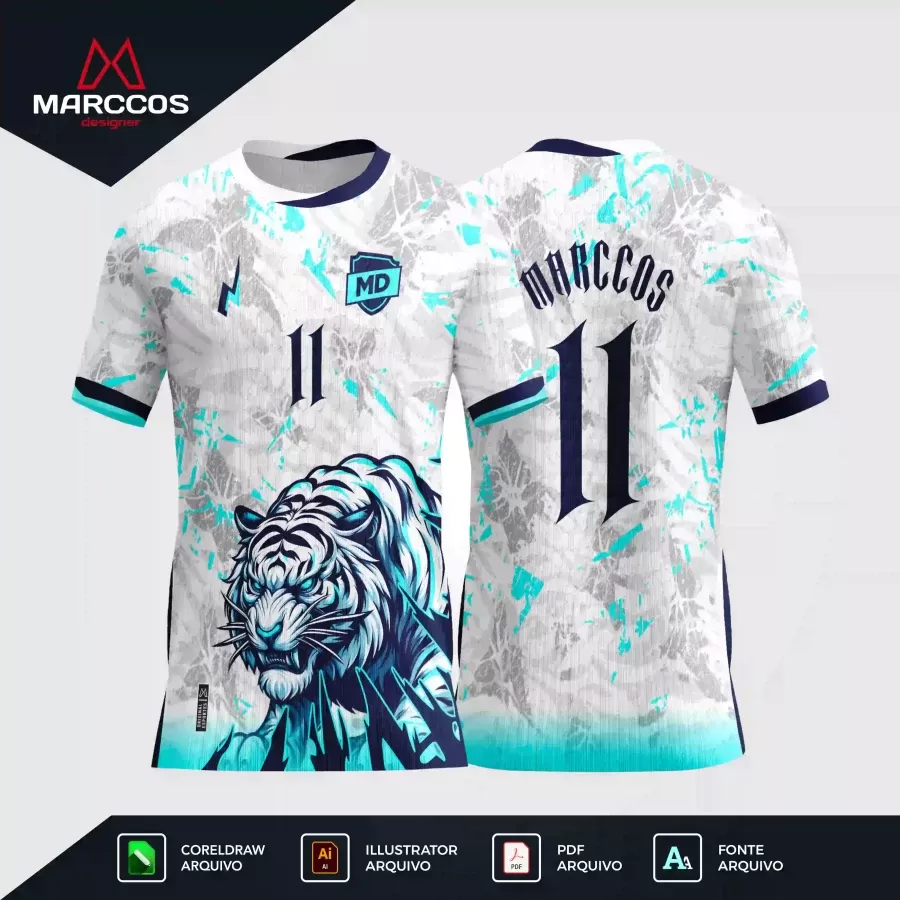 Arte Camisa Interclasse Tigre