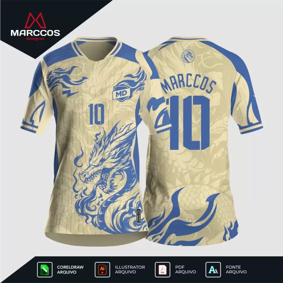 Arte Camisa Interclasse Dragão