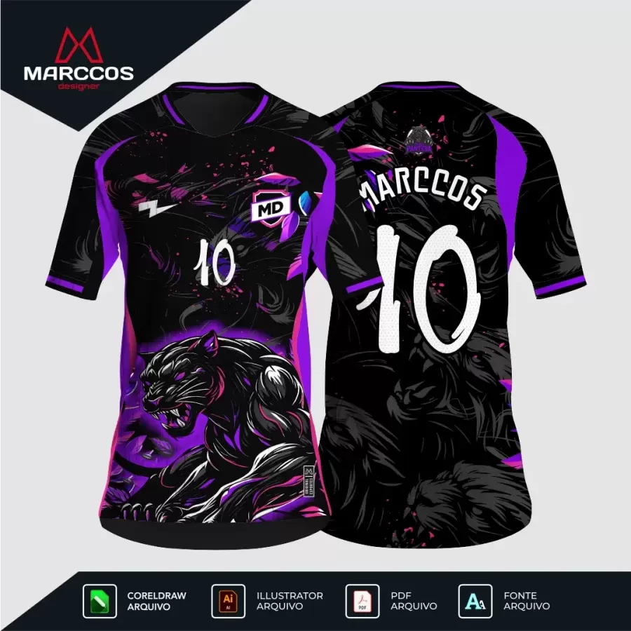 Arte Camisa Interclasse Pantera
